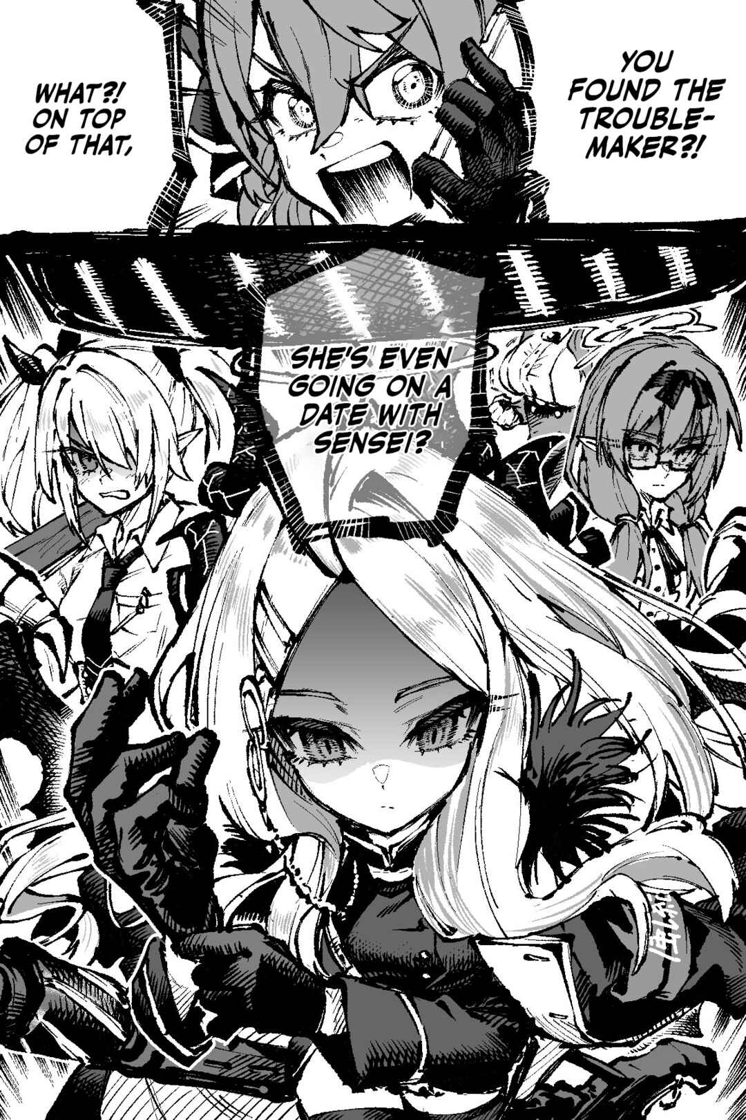 Page 1 Chapter 10 Blue Archive - JAZZs Twitter Content (Doujinshi)