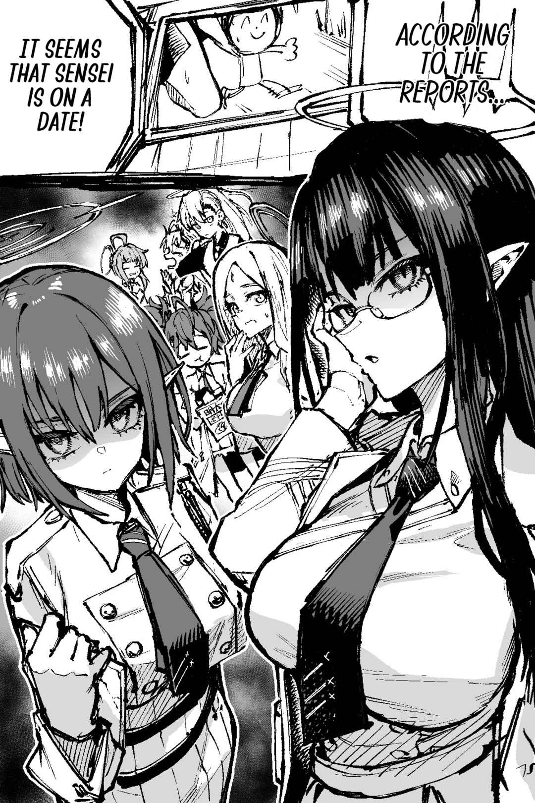 Page 1 Chapter 17 Blue Archive - JAZZs Twitter Content (Doujinshi)