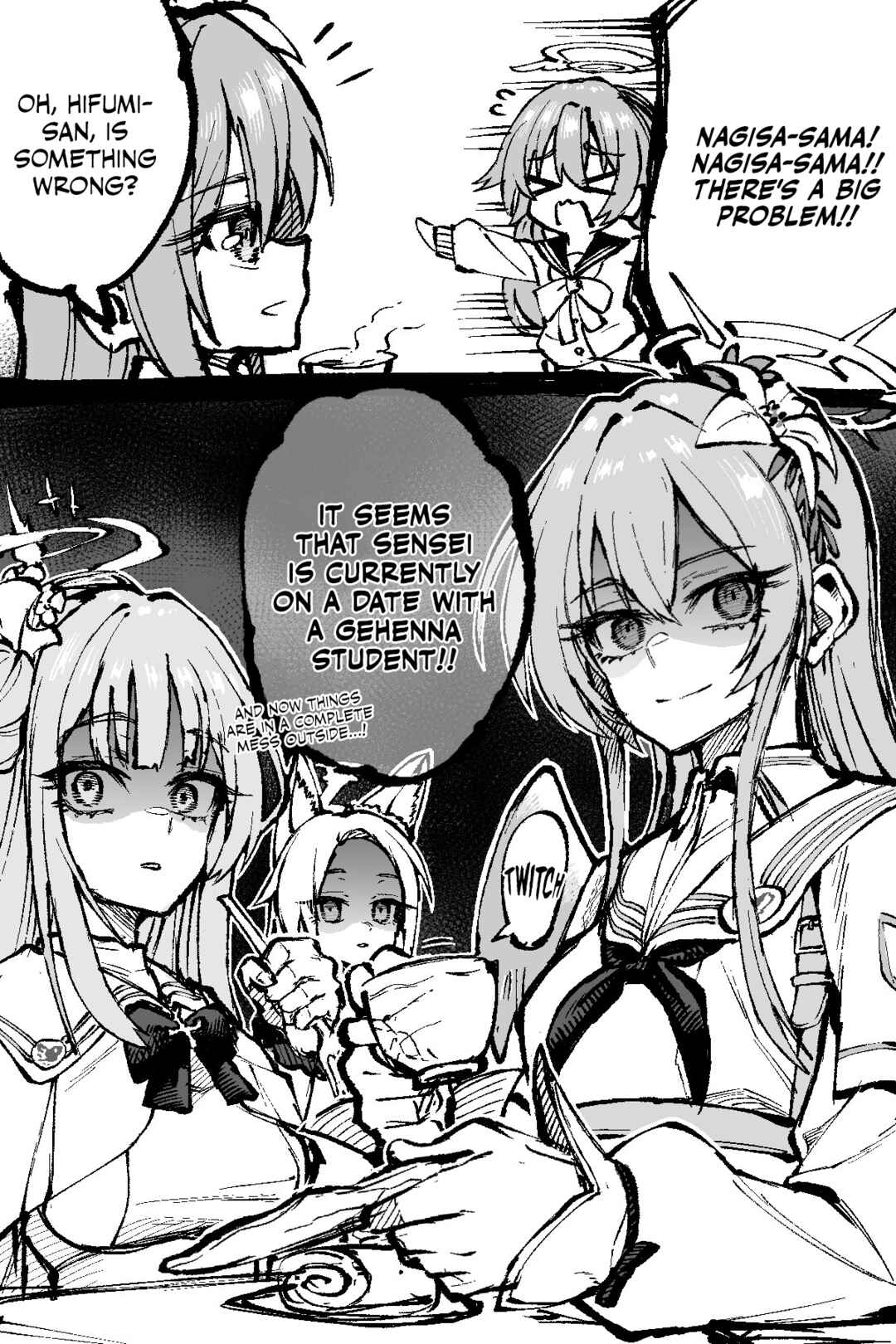 Page 1 Chapter 11 Blue Archive - JAZZs Twitter Content (Doujinshi)