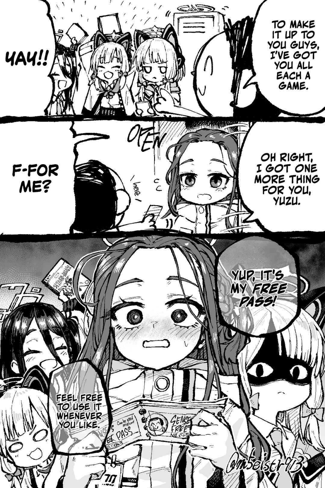 Page 1 Chapter 35 Blue Archive - JAZZs Twitter Content (Doujinshi)