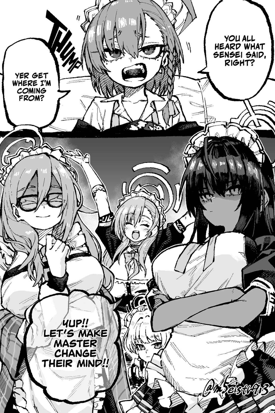 Page 1 Chapter 33 Blue Archive - JAZZs Twitter Content (Doujinshi)