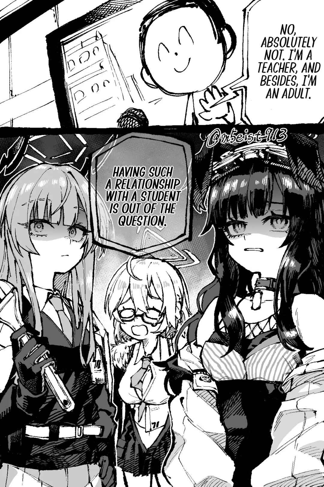 Page 2 Chapter 31 Blue Archive - JAZZs Twitter Content (Doujinshi)