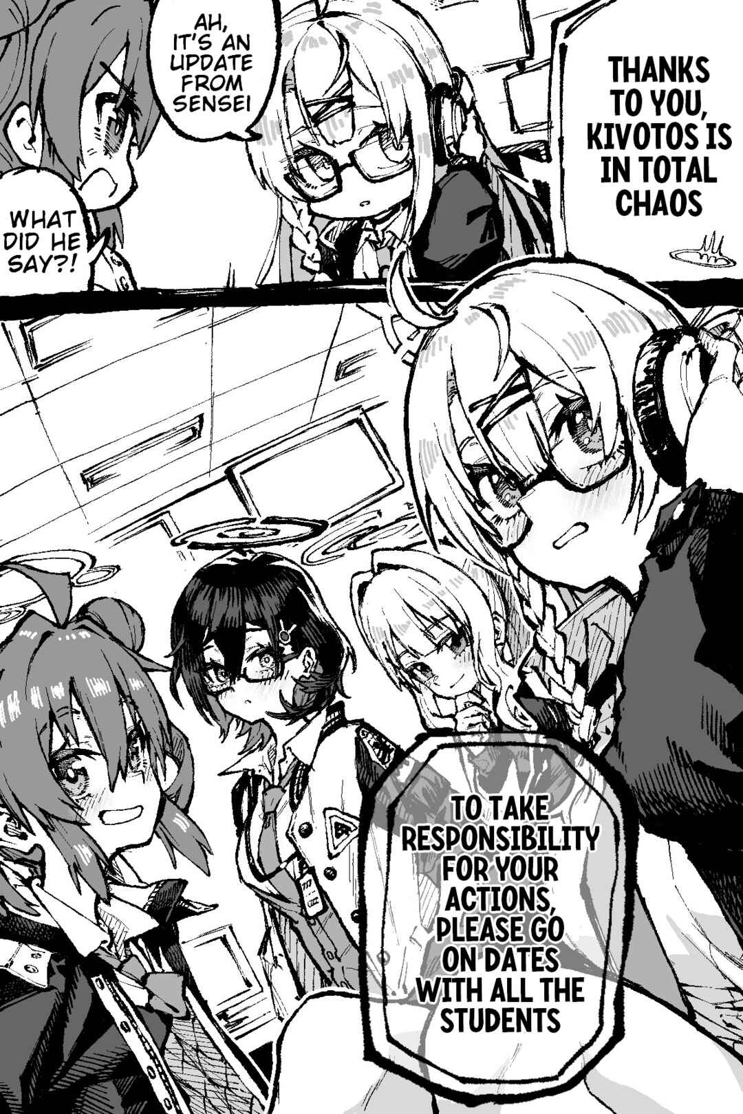Page 1 Chapter 22 Blue Archive - JAZZs Twitter Content (Doujinshi)