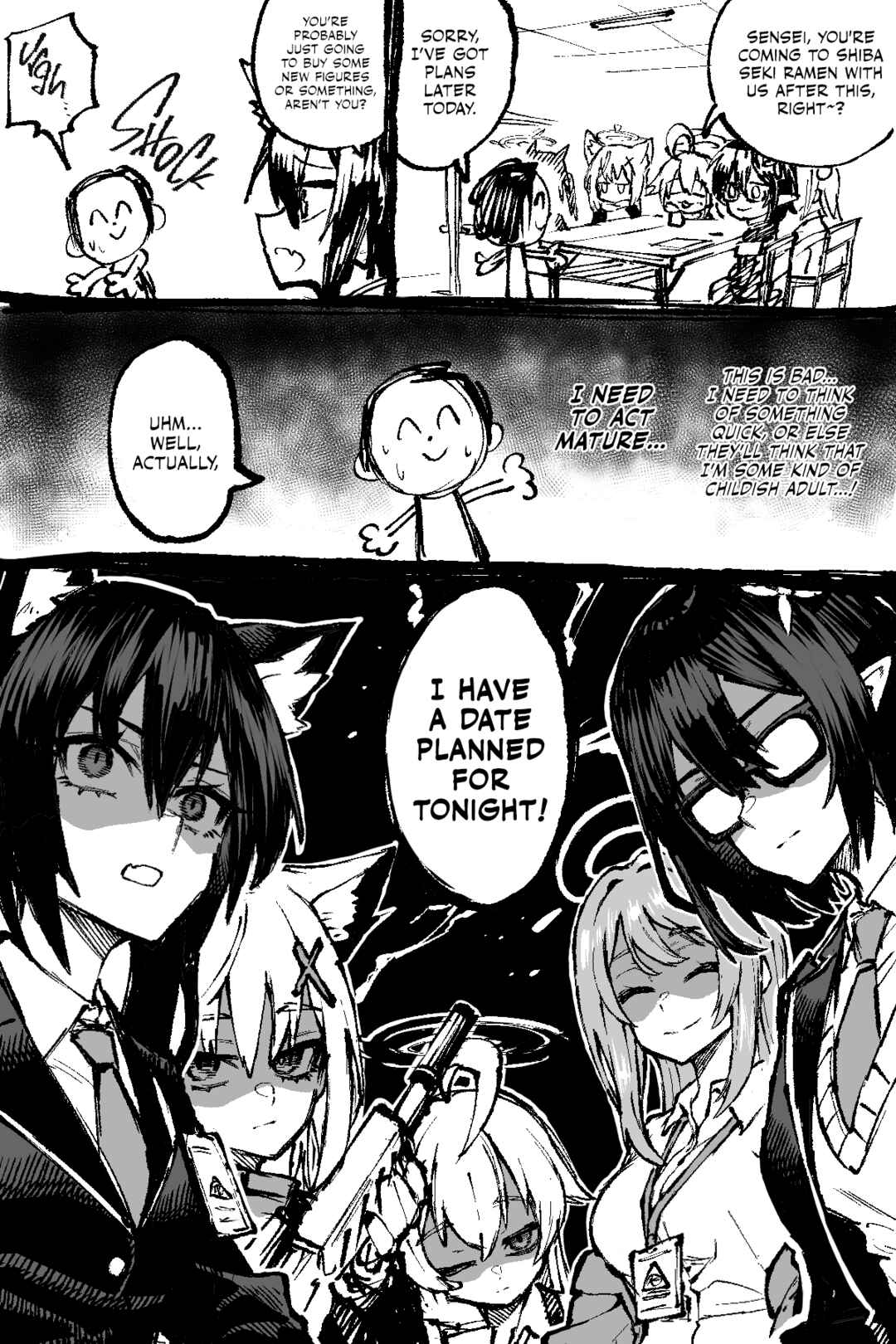 Page 1 Chapter 6 Blue Archive - JAZZs Twitter Content (Doujinshi)