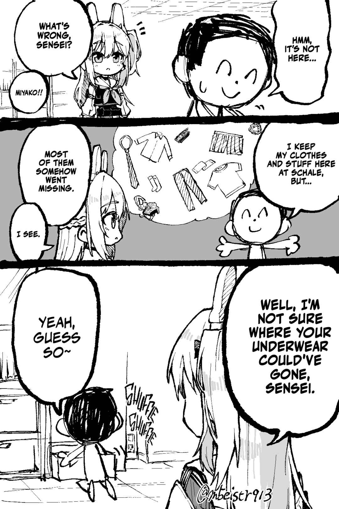 Page 1 Chapter 29 Blue Archive - JAZZs Twitter Content (Doujinshi)