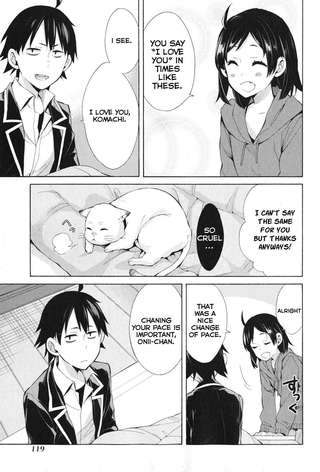 Page 35 Chapter 36 Yahari Ore no Seishun Love Come wa Machigatteiru.: Monologue