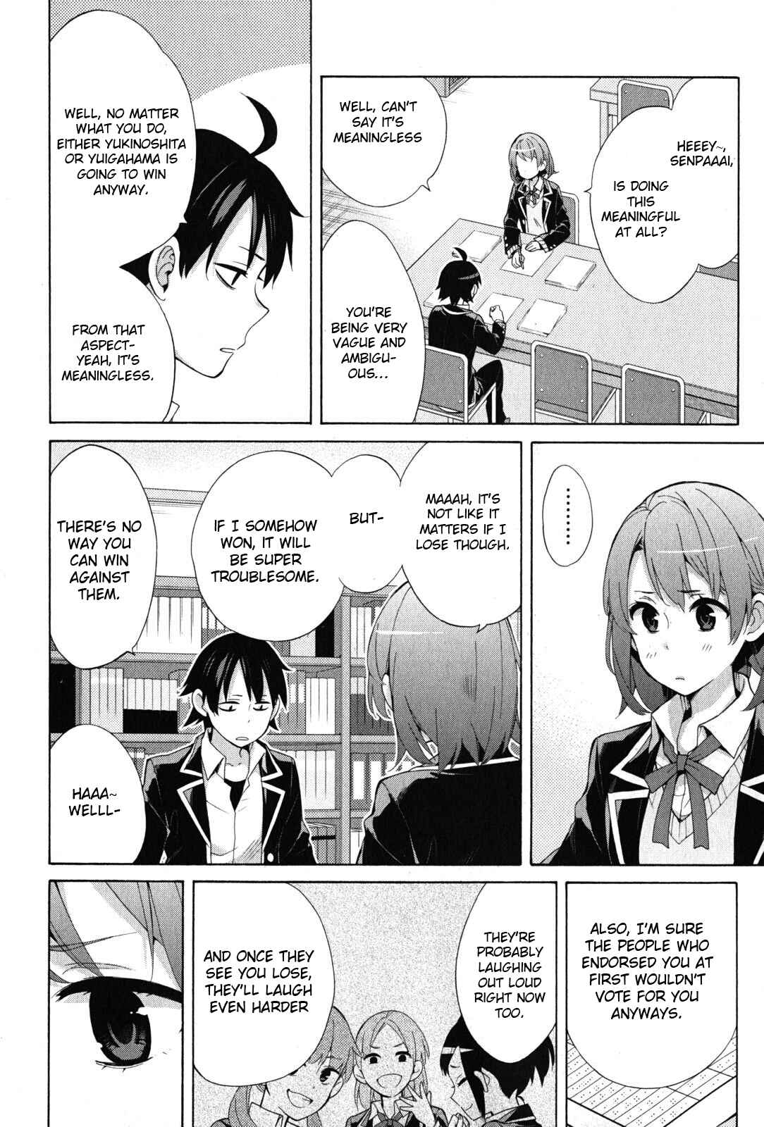 Page 13 Chapter 34 Yahari Ore no Seishun Love Come wa Machigatteiru.: Monologue