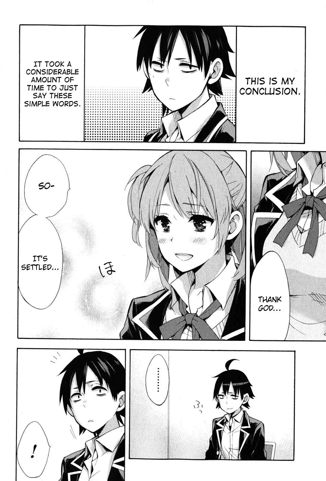 Page 29 Chapter 34 Yahari Ore no Seishun Love Come wa Machigatteiru.: Monologue