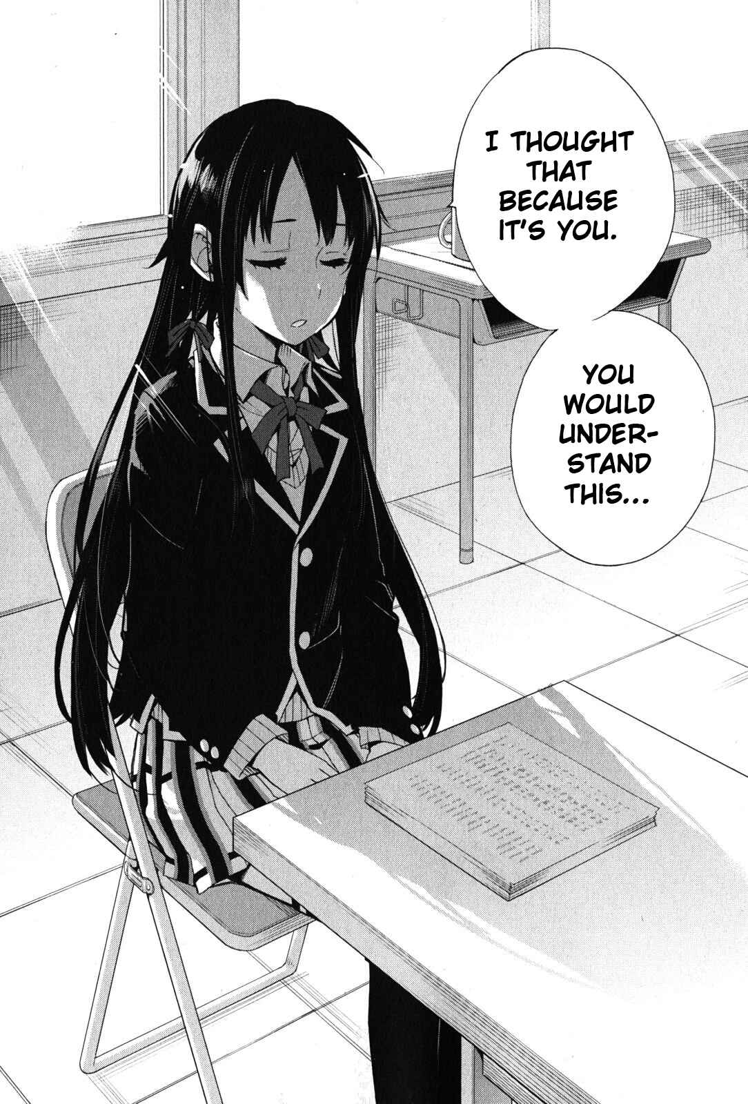 Page 31 Chapter 34 Yahari Ore no Seishun Love Come wa Machigatteiru.: Monologue