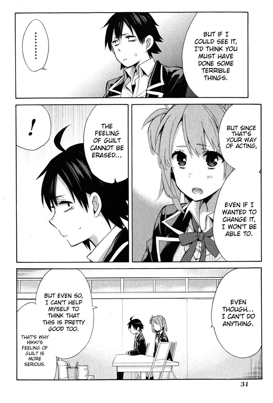 Page 37 Chapter 34 Yahari Ore no Seishun Love Come wa Machigatteiru.: Monologue