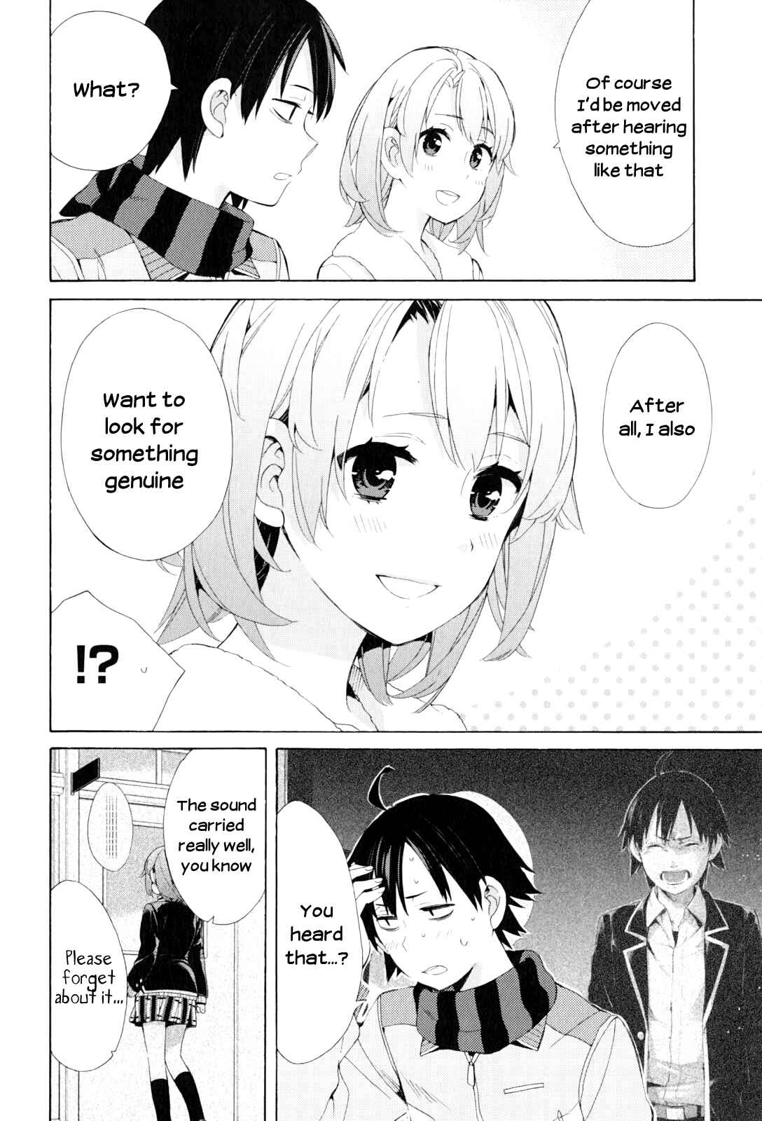 Page 12 Chapter 44 Yahari Ore no Seishun Love Come wa Machigatteiru.: Monologue