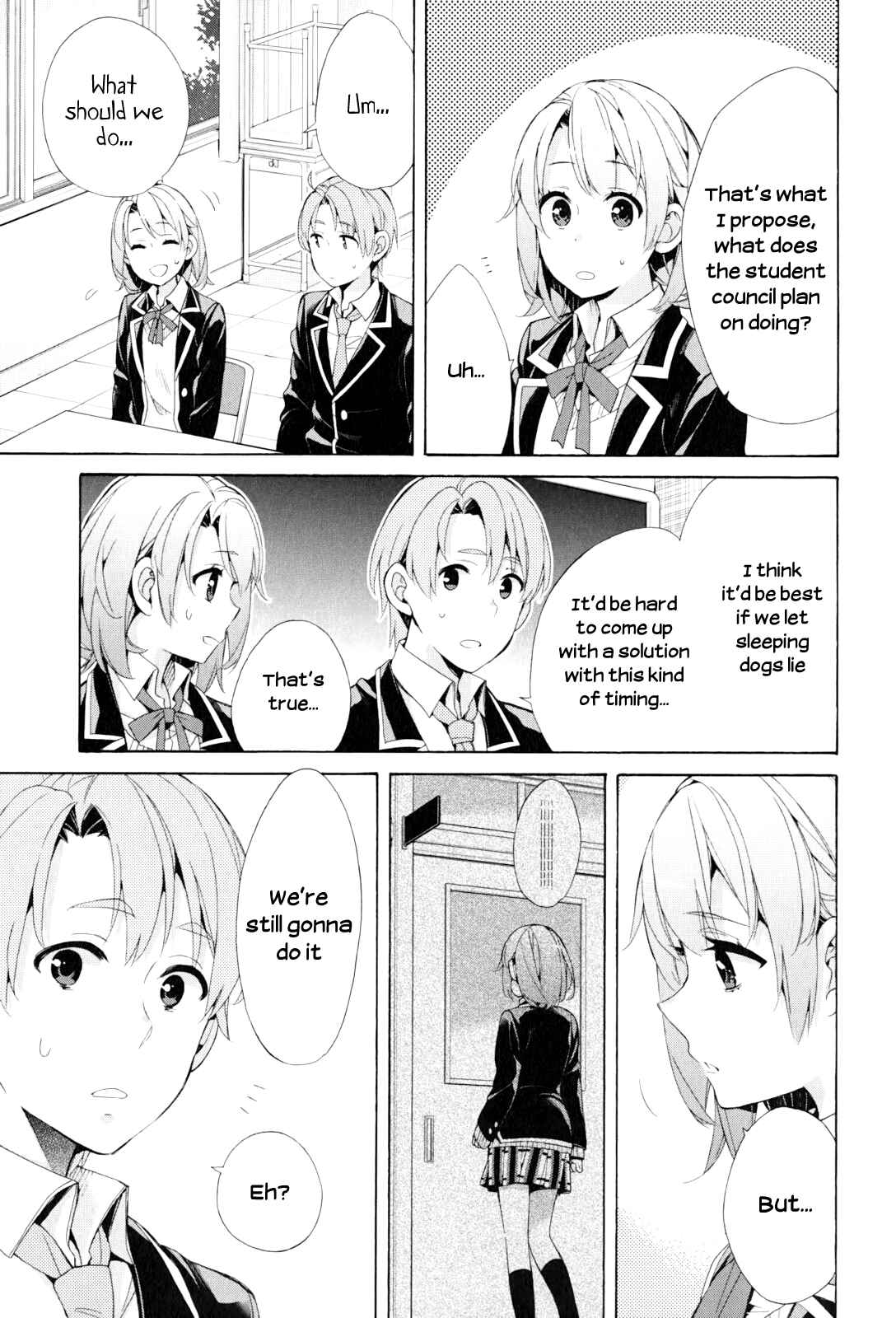Page 21 Chapter 44 Yahari Ore no Seishun Love Come wa Machigatteiru.: Monologue