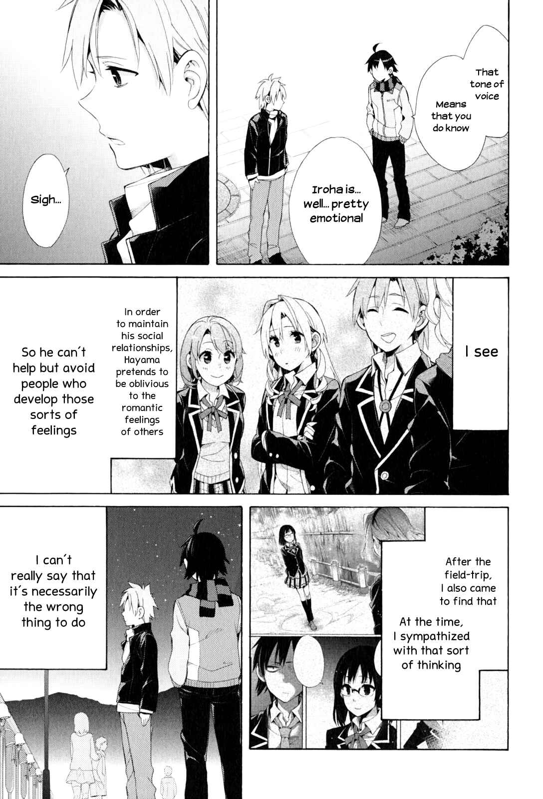 Page 5 Chapter 44 Yahari Ore no Seishun Love Come wa Machigatteiru.: Monologue