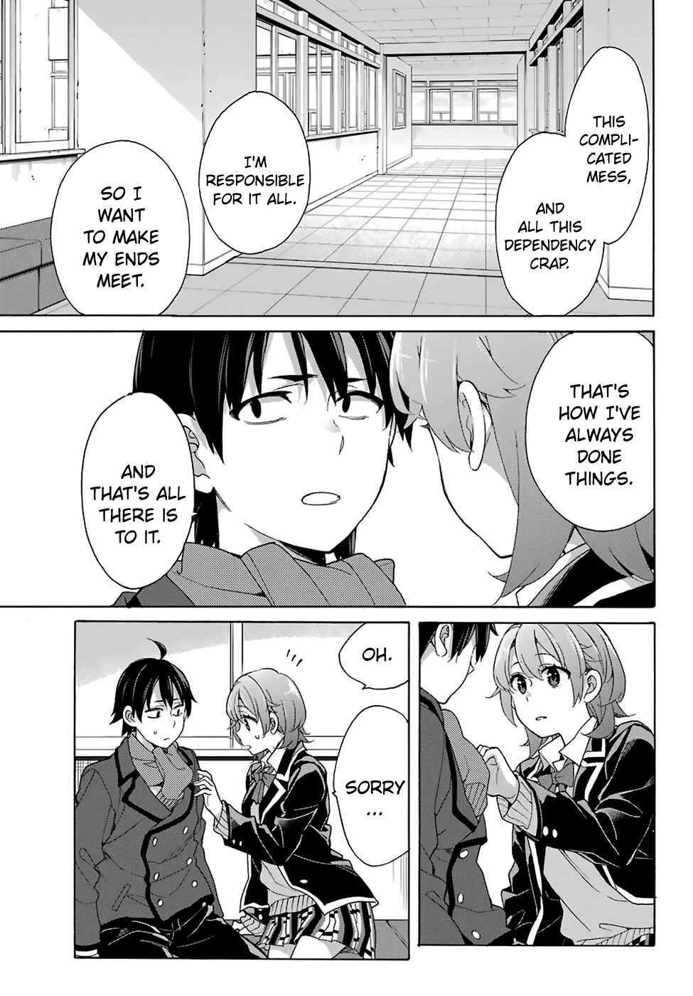 Page 15 Chapter 77 Yahari Ore no Seishun Love Come wa Machigatteiru.: Monologue