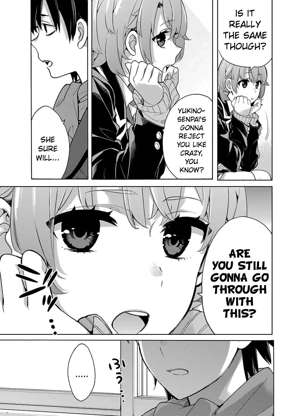 Page 7 Chapter 77 Yahari Ore no Seishun Love Come wa Machigatteiru.: Monologue