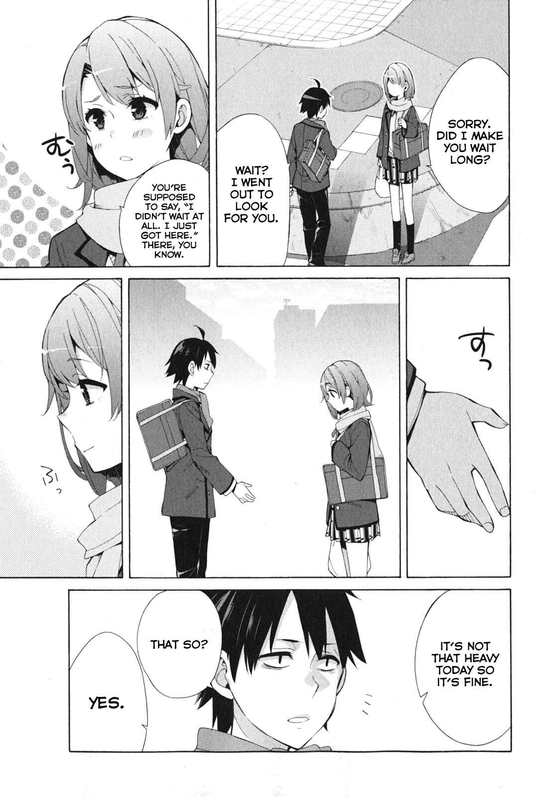 Page 12 Chapter 37 Yahari Ore no Seishun Love Come wa Machigatteiru.: Monologue