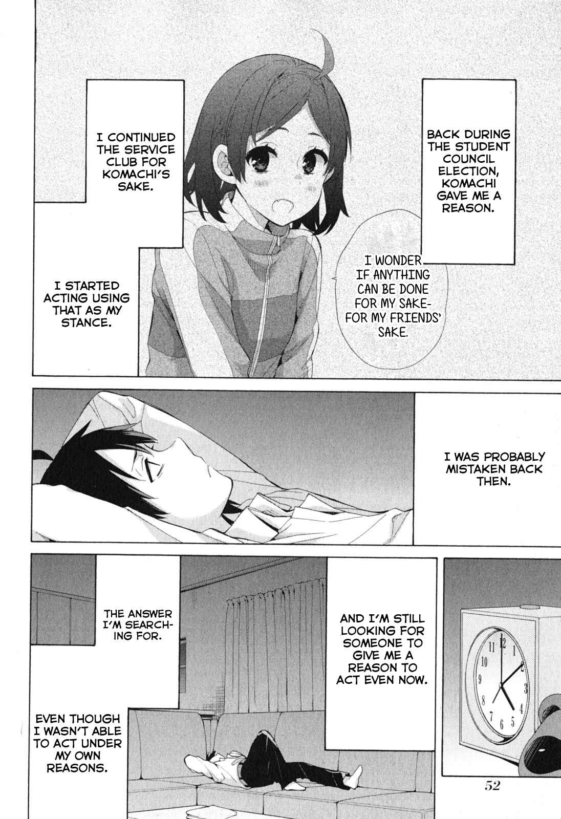 Page 4 Chapter 40 Yahari Ore no Seishun Love Come wa Machigatteiru.: Monologue