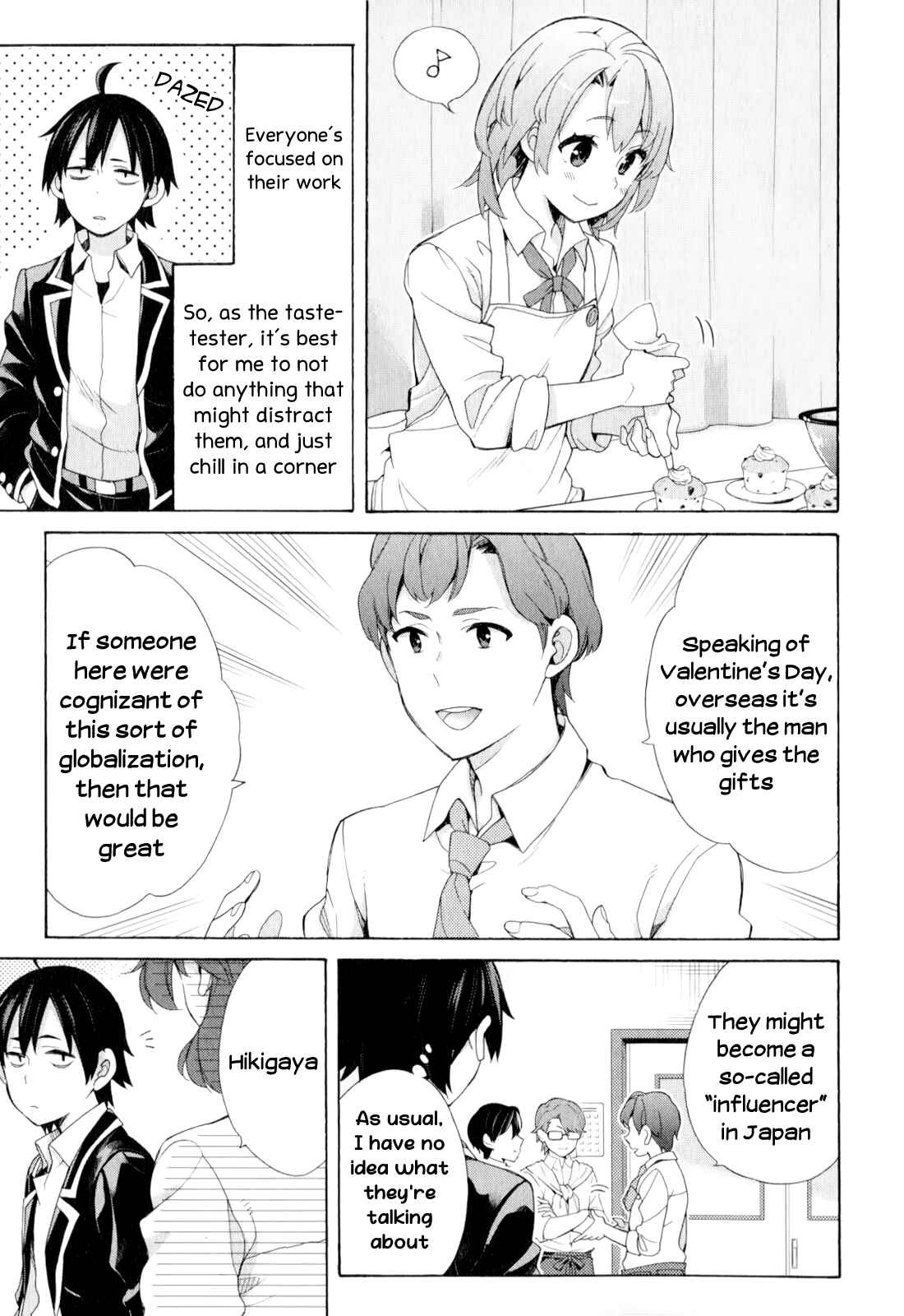 Page 9 Chapter 54 Yahari Ore no Seishun Love Come wa Machigatteiru.: Monologue