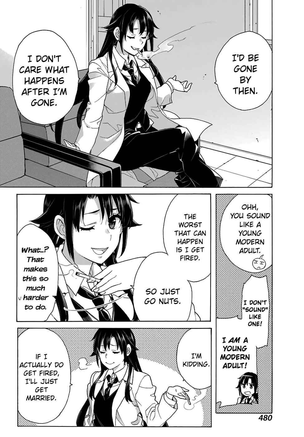 Page 20 Chapter 76 Yahari Ore no Seishun Love Come wa Machigatteiru.: Monologue
