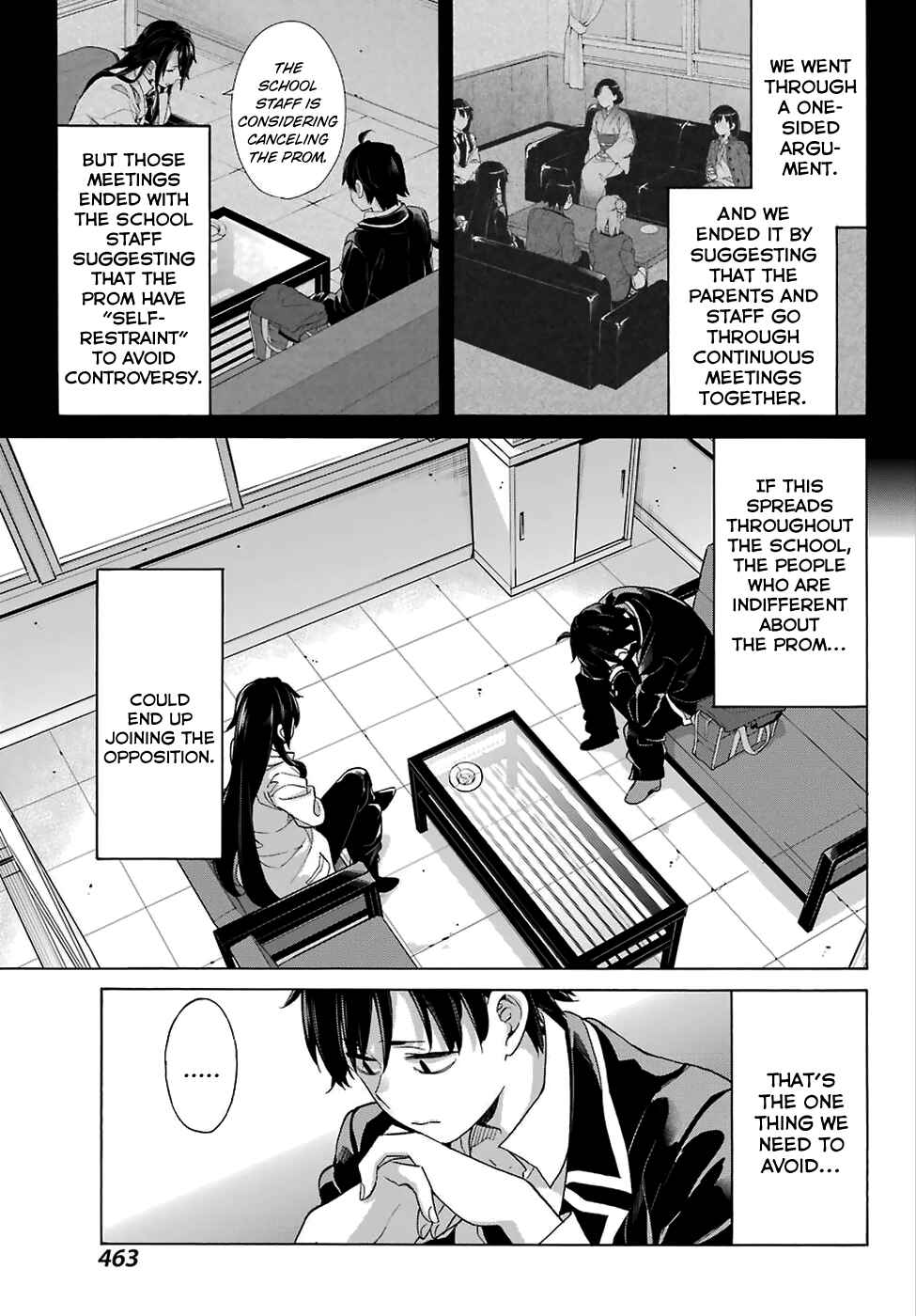 Page 3 Chapter 76 Yahari Ore no Seishun Love Come wa Machigatteiru.: Monologue