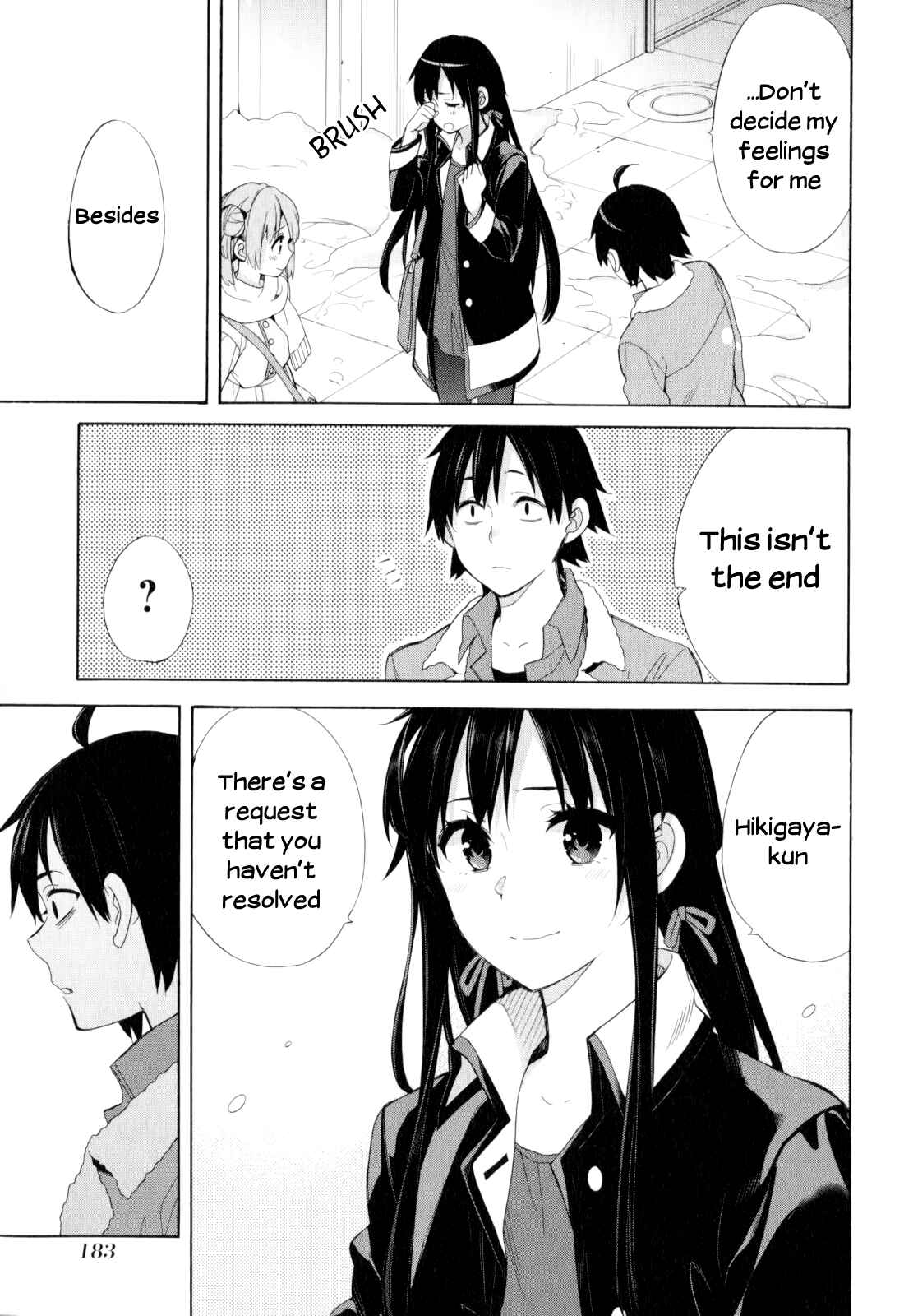 Page 27 Chapter 59 Yahari Ore no Seishun Love Come wa Machigatteiru.: Monologue
