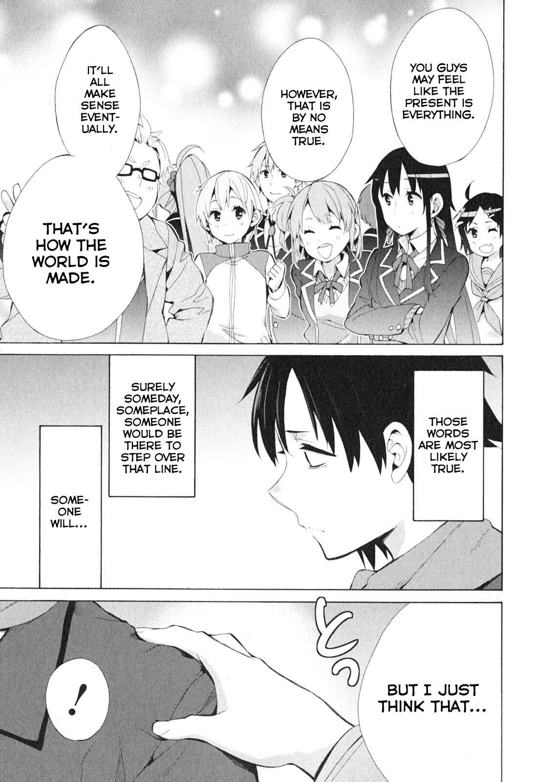 Page 23 Chapter 39 Yahari Ore no Seishun Love Come wa Machigatteiru.: Monologue