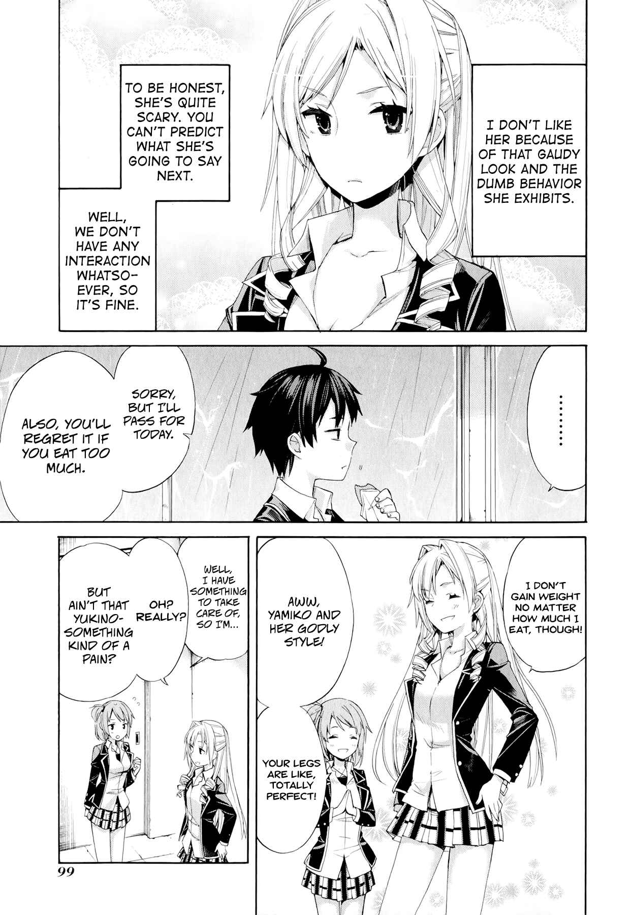 Page 6 Chapter 3 Yahari Ore no Seishun Love Come wa Machigatteiru.: Monologue