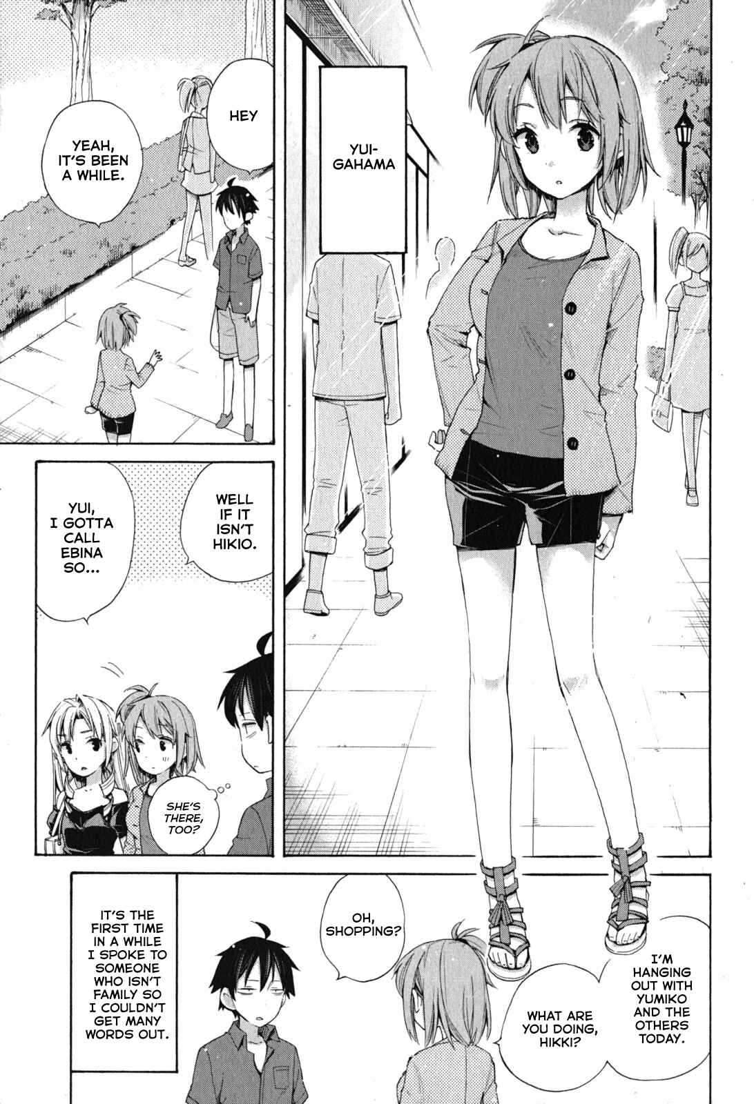 Page 4 Chapter 33.5 Yahari Ore no Seishun Love Come wa Machigatteiru.: Monologue
