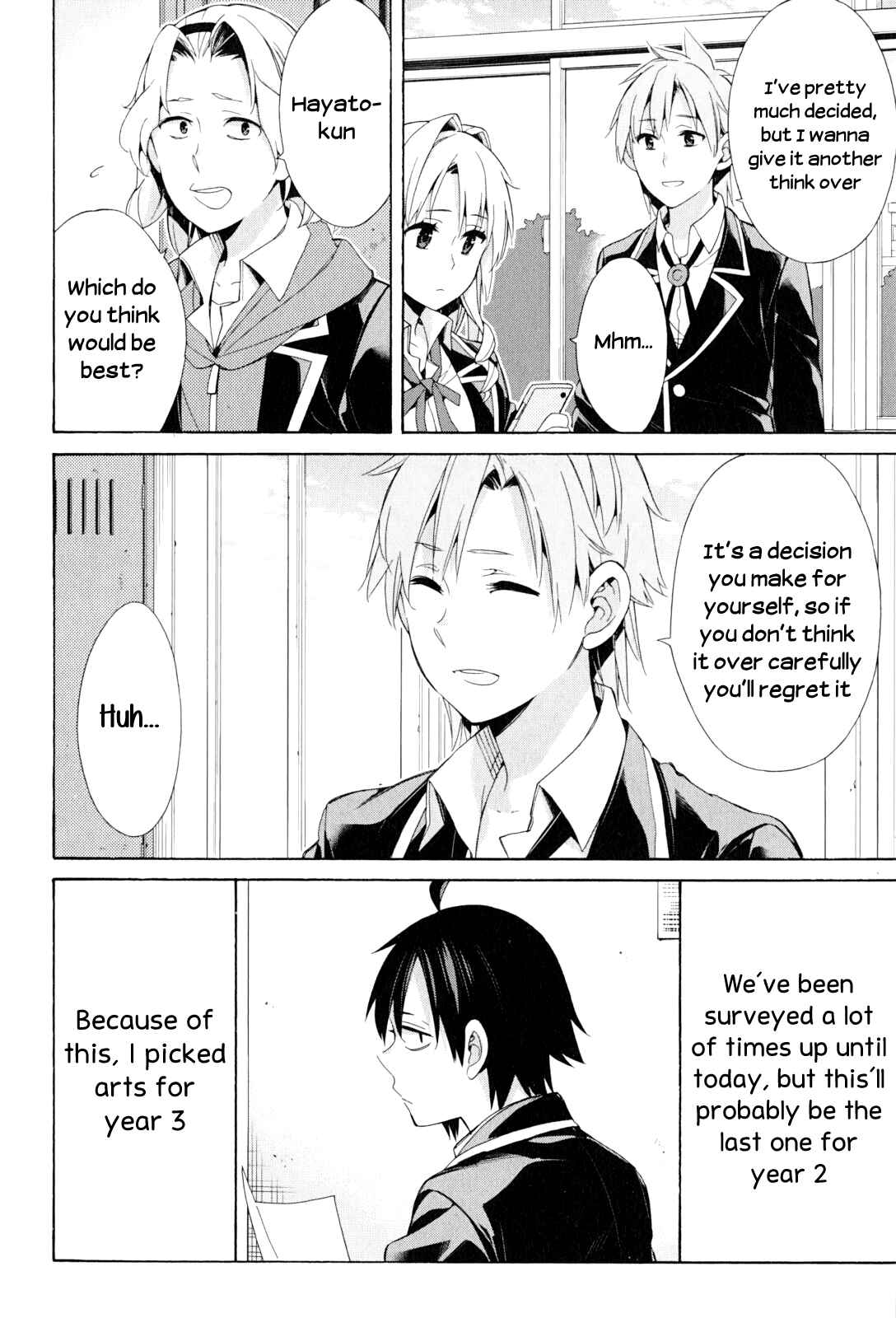Page 22 Chapter 47 Yahari Ore no Seishun Love Come wa Machigatteiru.: Monologue
