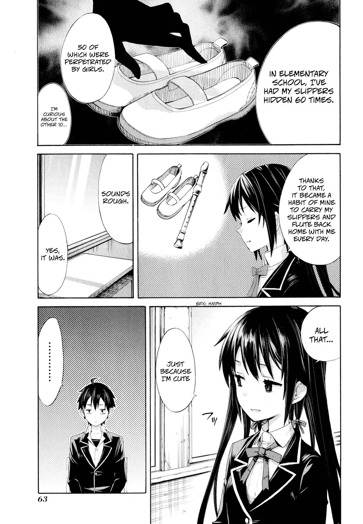 Page 9 Chapter 2 Yahari Ore no Seishun Love Come wa Machigatteiru.: Monologue