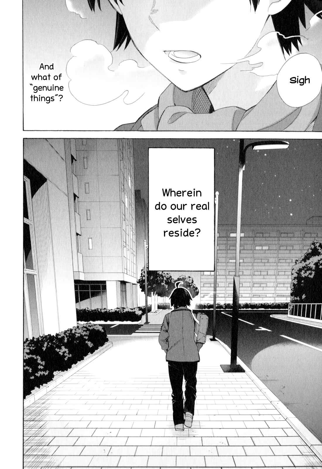 Page 26 Chapter 55 Yahari Ore no Seishun Love Come wa Machigatteiru.: Monologue