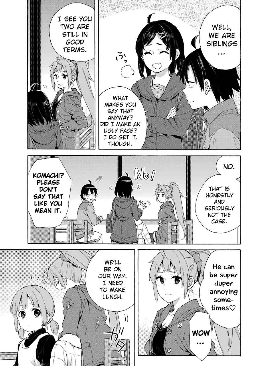 Page 15 Chapter 63 Yahari Ore no Seishun Love Come wa Machigatteiru.: Monologue