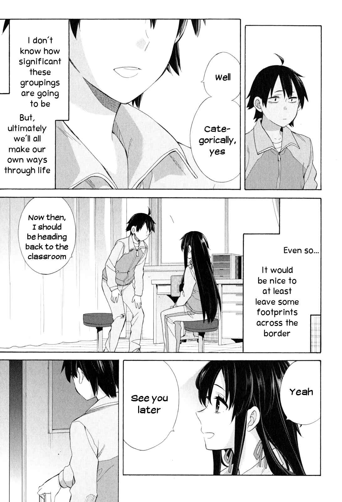 Page 12 Chapter 51 Yahari Ore no Seishun Love Come wa Machigatteiru.: Monologue