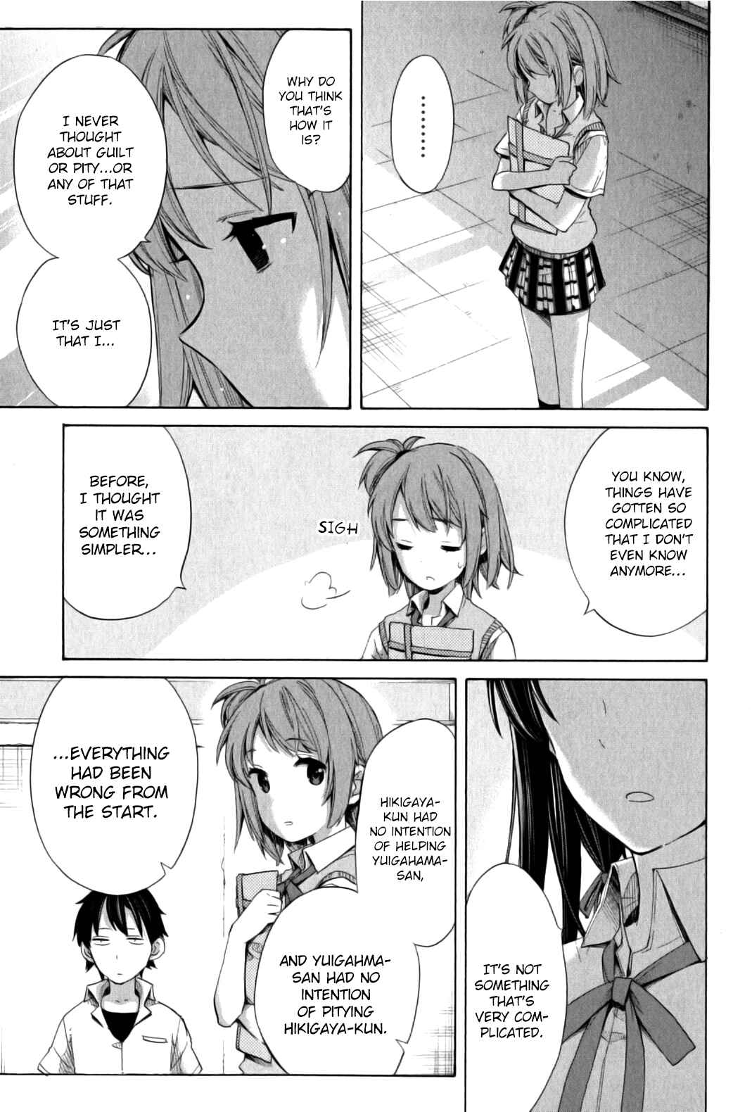 Page 26 Chapter 13 Yahari Ore no Seishun Love Come wa Machigatteiru.: Monologue