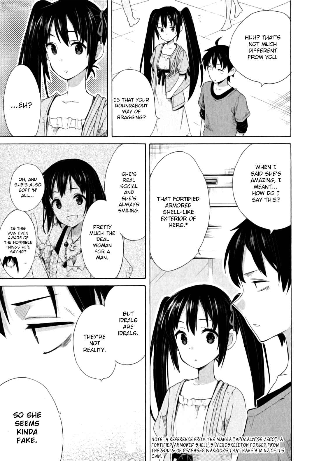 Page 7 Chapter 13 Yahari Ore no Seishun Love Come wa Machigatteiru.: Monologue