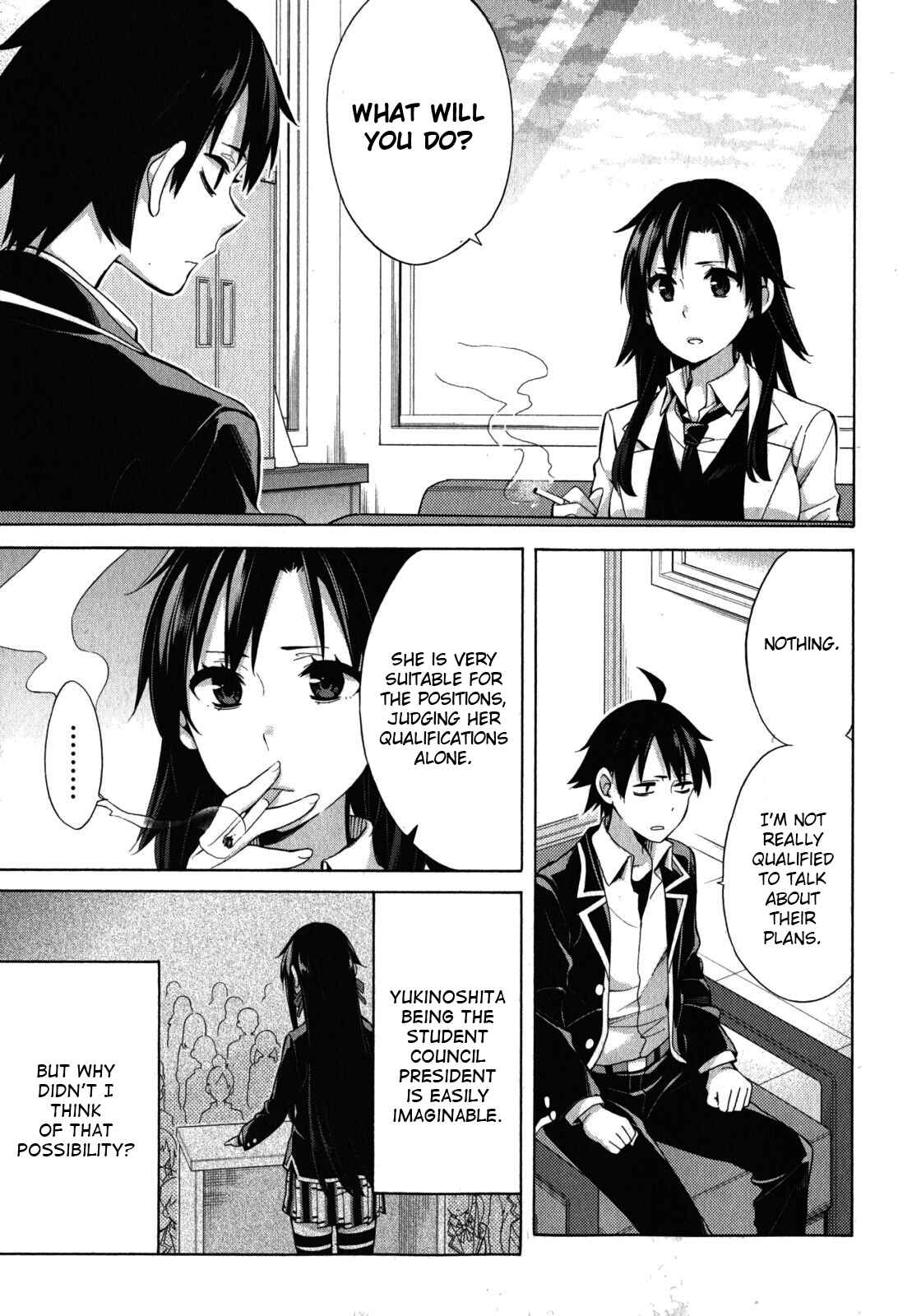 Page 4 Chapter 33 Yahari Ore no Seishun Love Come wa Machigatteiru.: Monologue