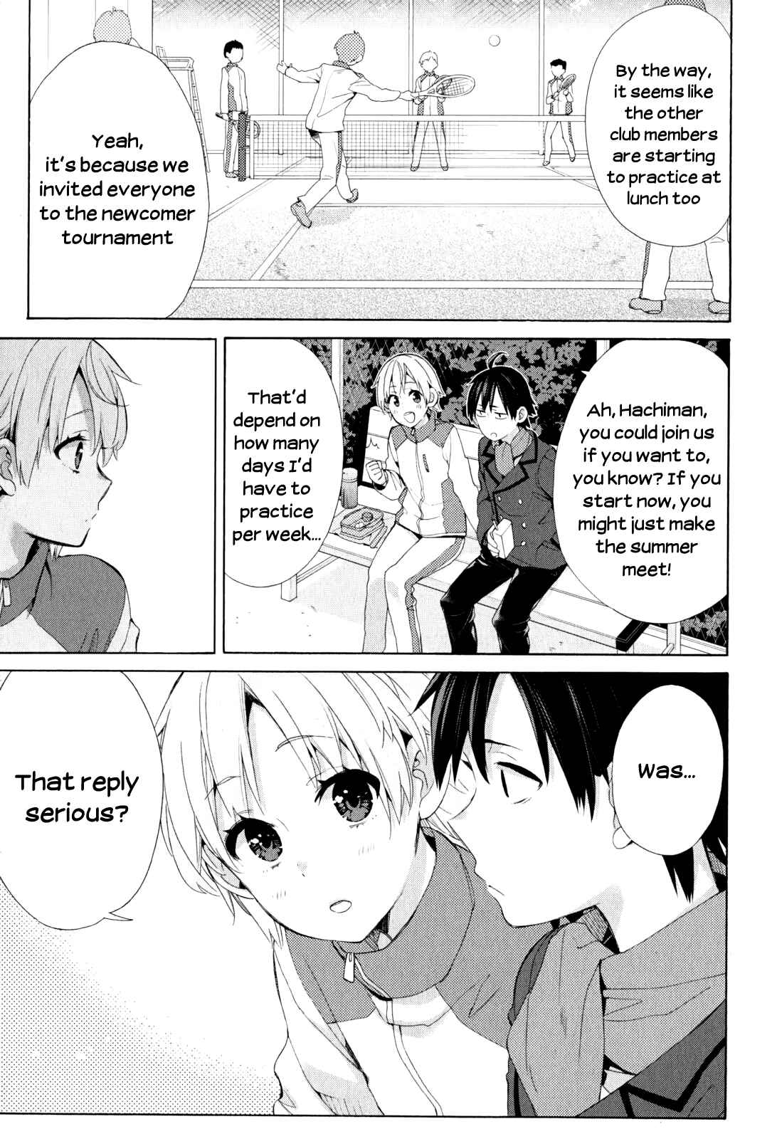 Page 15 Chapter 49 Yahari Ore no Seishun Love Come wa Machigatteiru.: Monologue