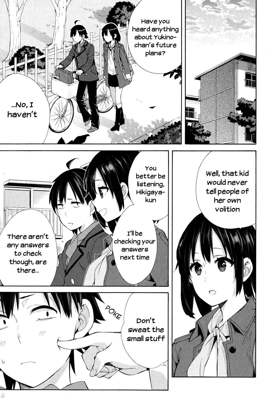 Page 31 Chapter 49 Yahari Ore no Seishun Love Come wa Machigatteiru.: Monologue