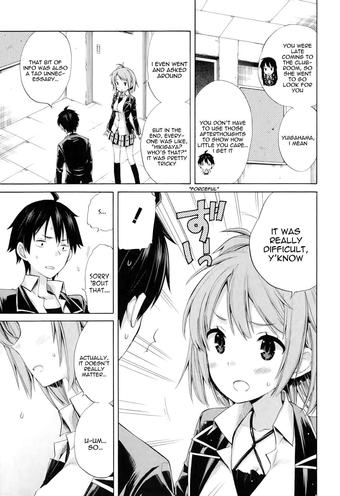 Page 13 Chapter 8 Yahari Ore no Seishun Love Come wa Machigatteiru.: Monologue