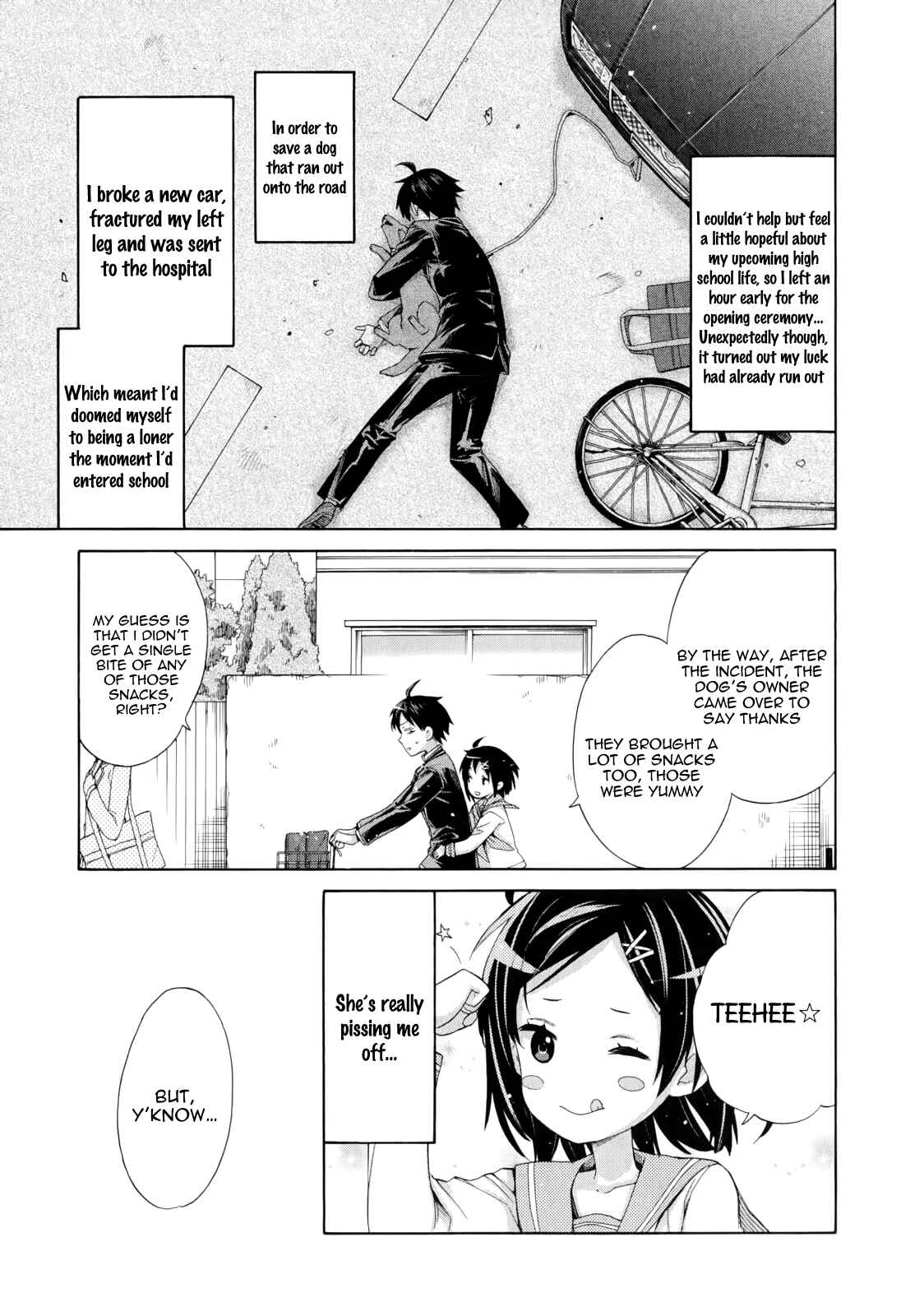 Page 7 Chapter 8 Yahari Ore no Seishun Love Come wa Machigatteiru.: Monologue
