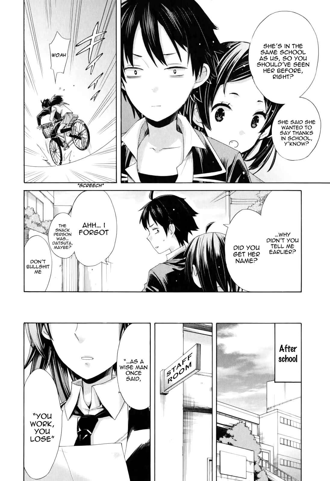Page 8 Chapter 8 Yahari Ore no Seishun Love Come wa Machigatteiru.: Monologue