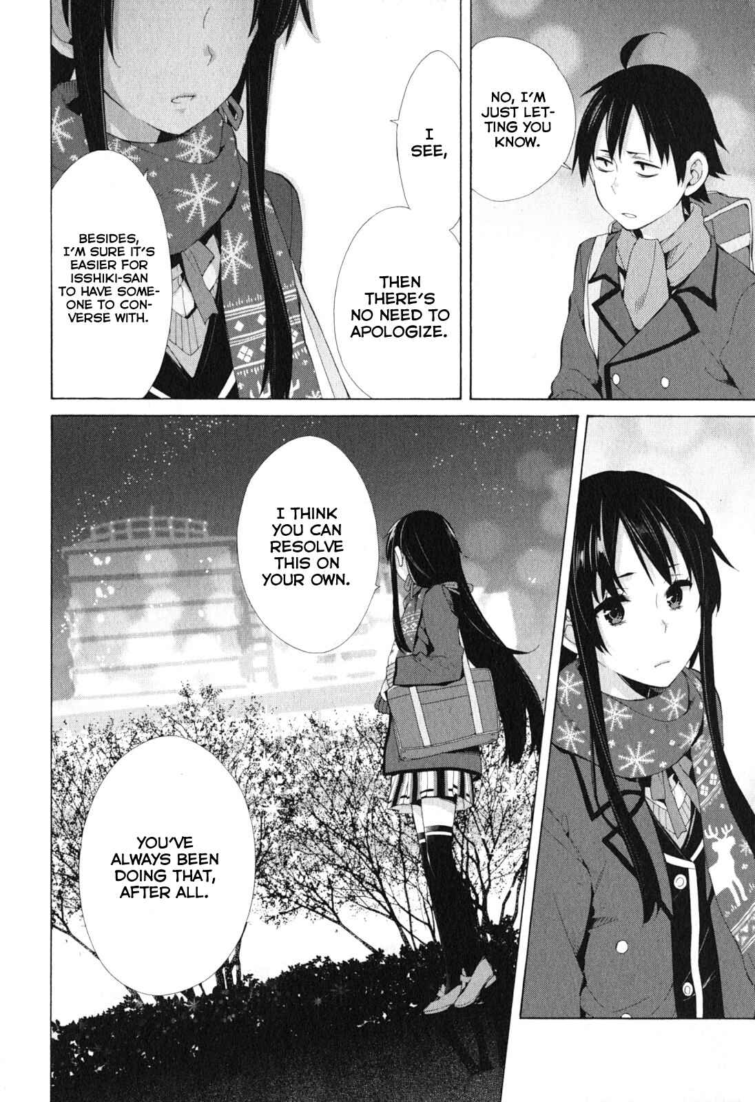Page 12 Chapter 38 Yahari Ore no Seishun Love Come wa Machigatteiru.: Monologue