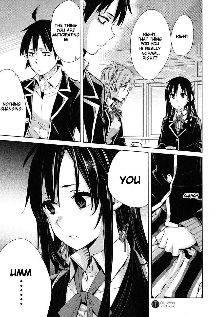 Page 18 Chapter 30 Yahari Ore no Seishun Love Come wa Machigatteiru.: Monologue