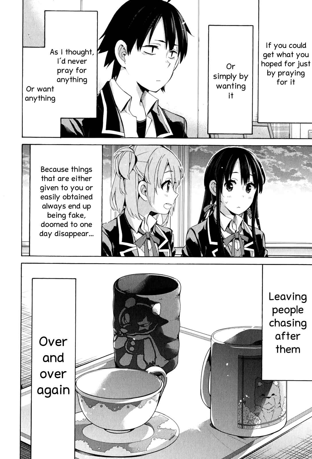 Page 40 Chapter 45 Yahari Ore no Seishun Love Come wa Machigatteiru.: Monologue