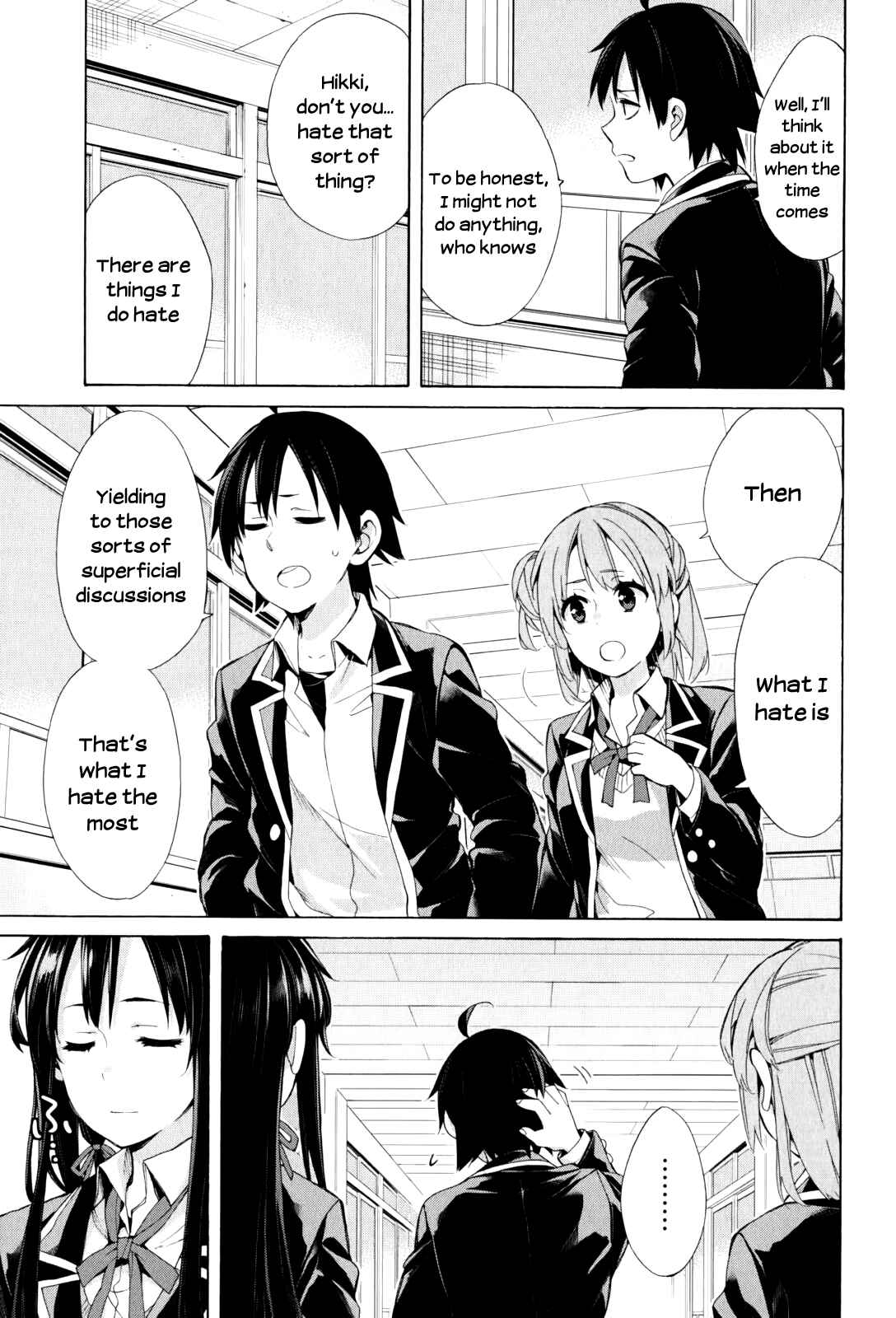 Page 5 Chapter 45 Yahari Ore no Seishun Love Come wa Machigatteiru.: Monologue