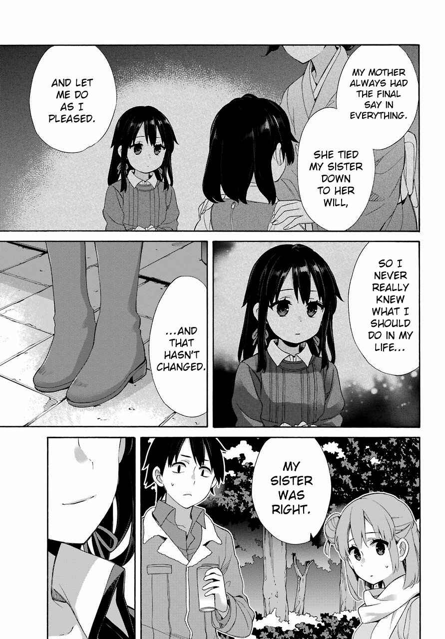 Page 29 Chapter 60 Yahari Ore no Seishun Love Come wa Machigatteiru.: Monologue