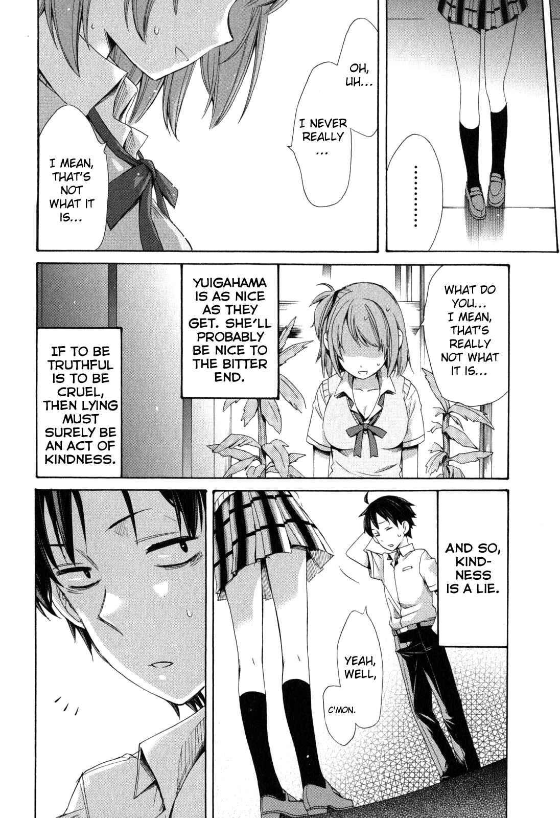 Page 35 Chapter 11 Yahari Ore no Seishun Love Come wa Machigatteiru.: Monologue