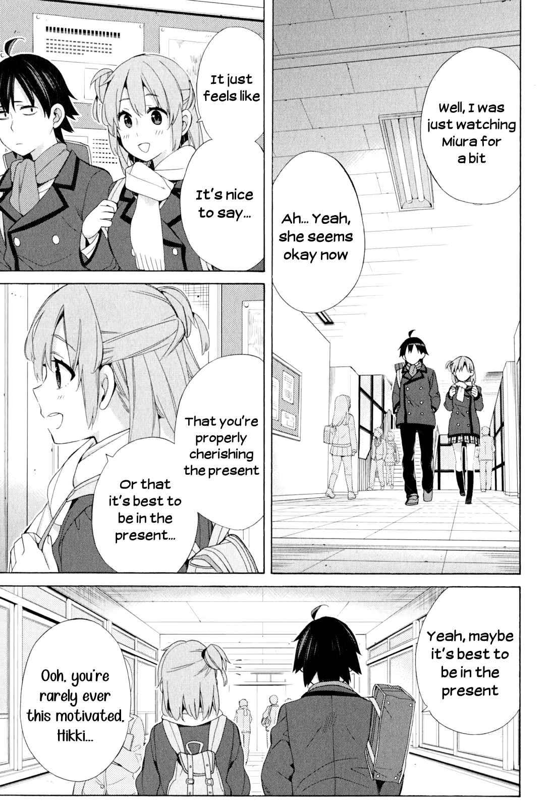 Page 11 Chapter 52 Yahari Ore no Seishun Love Come wa Machigatteiru.: Monologue