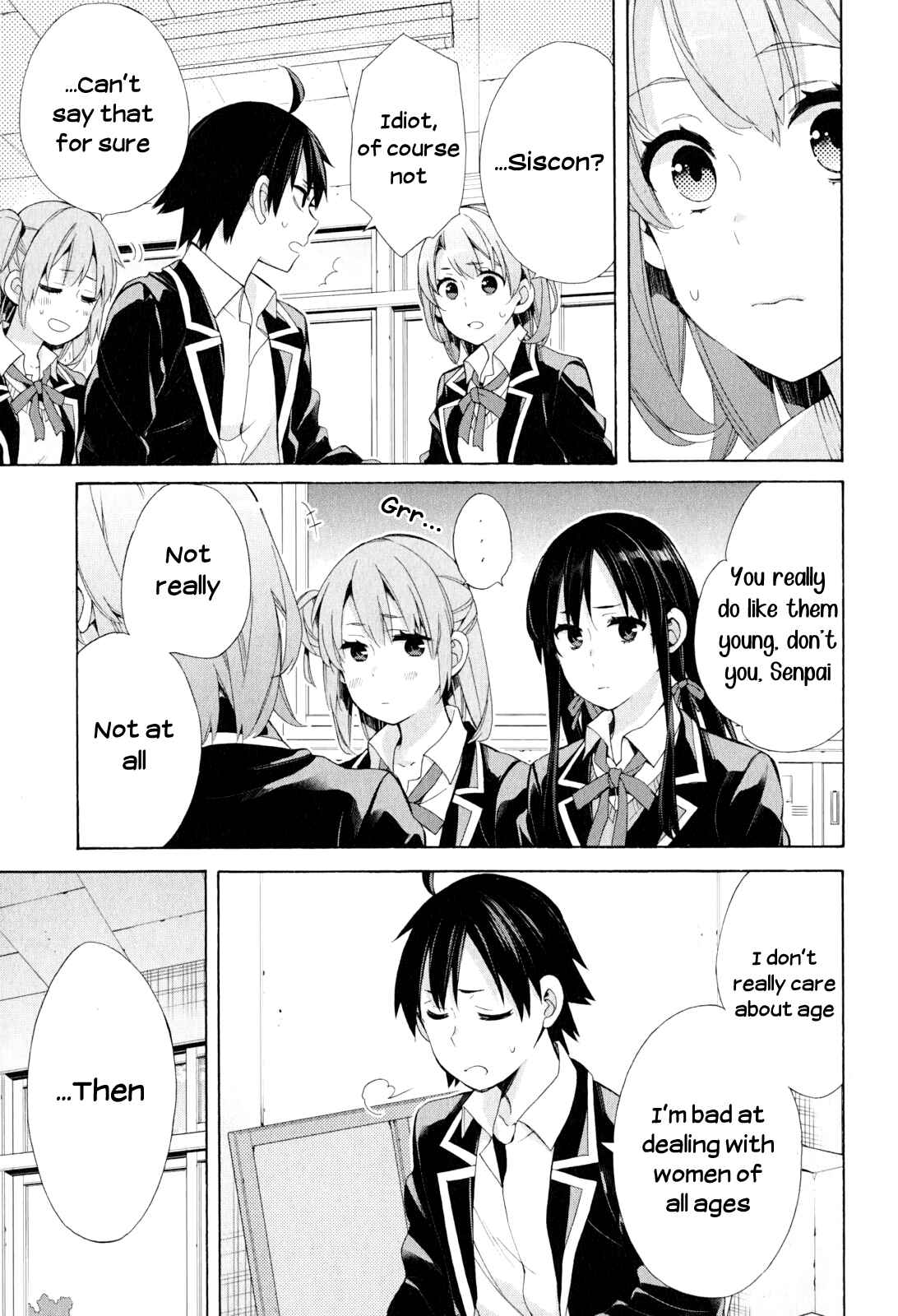 Page 21 Chapter 52 Yahari Ore no Seishun Love Come wa Machigatteiru.: Monologue