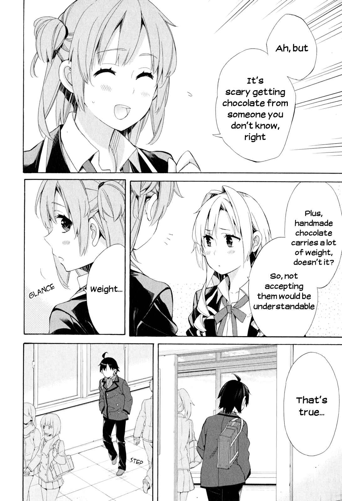 Page 8 Chapter 52 Yahari Ore no Seishun Love Come wa Machigatteiru.: Monologue